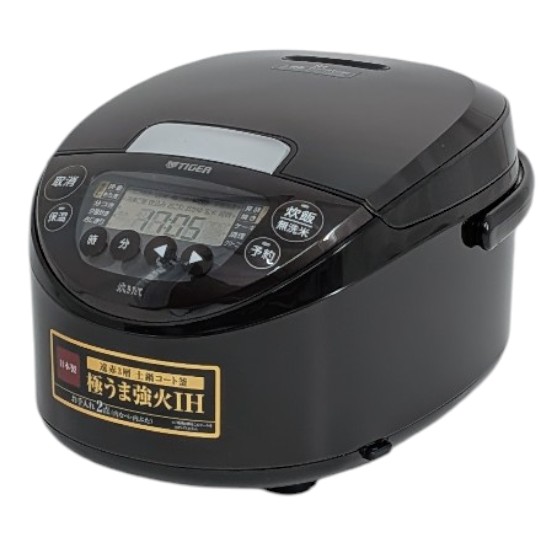 【新品】TIGER　IHジャー炊飯器 炊きたて 5.5合炊き　JPW-J100-KP　パールブラック
