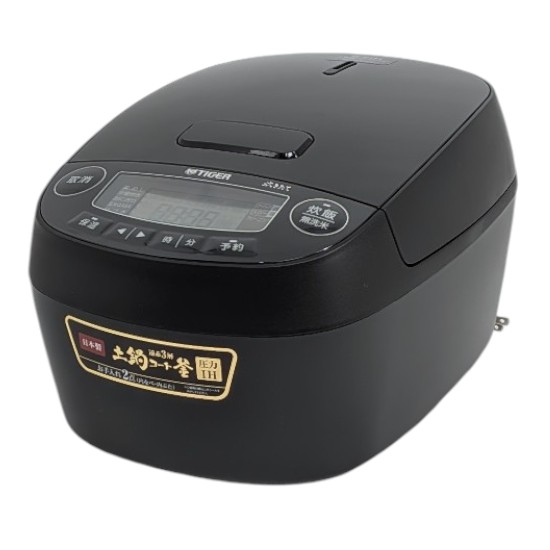 【新品】TIGER　圧力IHジャー炊飯器 炊きたて 5.5合炊き　JPV-M100-KG　グロスブラック