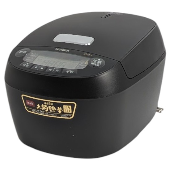 【新品】TIGER　圧力IHジャー炊飯器 炊きたて 10合炊き　JPV-L180-KO　オフブラック