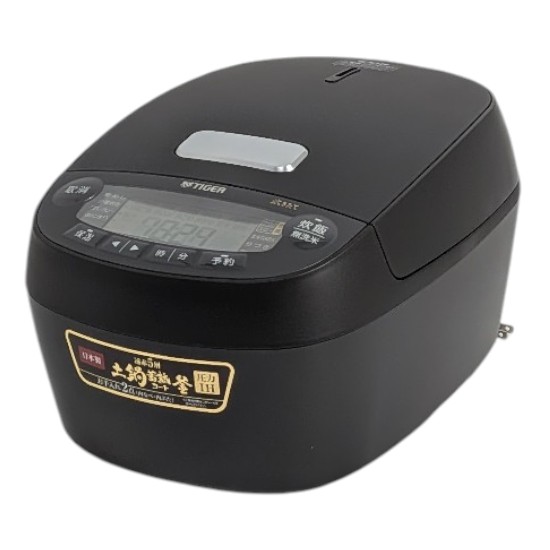 【新品】TIGER　圧力IHジャー炊飯器 炊きたて 5.5合炊き　JPV-L100-KO　オフブラック