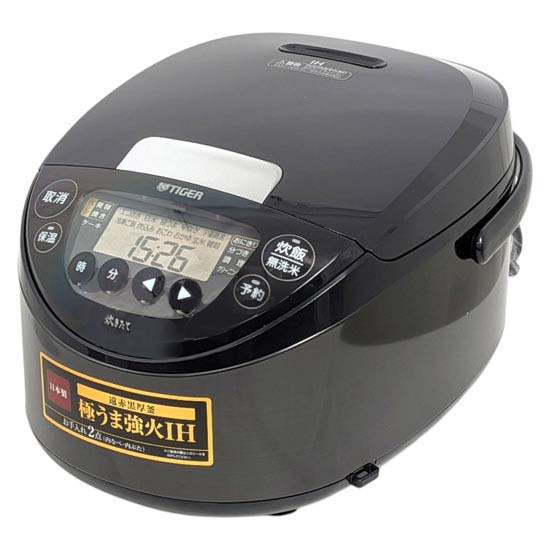 【新品】TIGER　IHジャー炊飯器 炊きたて 5.5合炊き　JPW-K100-KV　モーブブラック