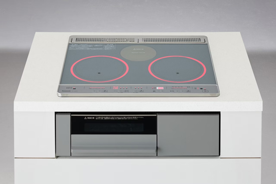 【新品】Panasonic　ビルトインIHクッキングヒーター　KZ-J1H6AST　シルバー/グレー