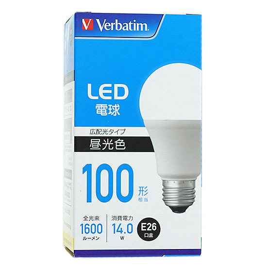 【新品】【新品訳あり(箱きず・やぶれ)】 三菱ケミカルメディア　LED電球 Verbatim　LDA14D-G/LCV2　昼光色