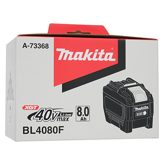 【新品】【新品(開封のみ)】 マキタ　リチウムイオンバッテリー 8.0Ah BL4080F　A-73368