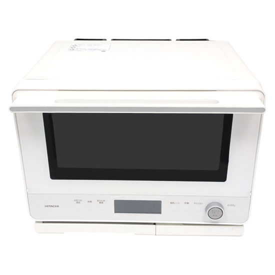 【新品】【新品(開封のみ)】 HITACHI　過熱水蒸気オーブンレンジ ヘルシーシェフ　MRO-W1E(W)　フロストホワイト