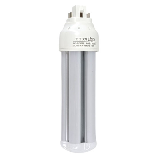 【新品】【新品(開封のみ)】 エコリカ　FHT型LEDランプ ECL-FHT42FN　昼白色