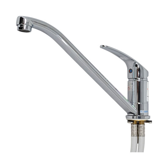 【新品】ミズタニバルブ工業　キッチン用台付シングルレバー混合栓　MKZ535MMXE