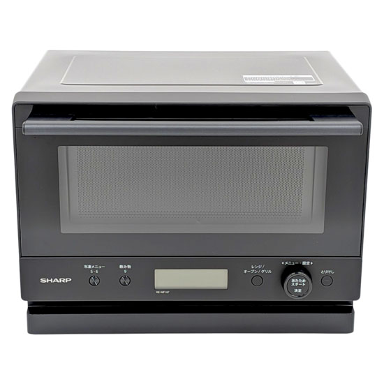 【新品】【新品(開封のみ)】 SHARP　オーブンレンジ 18L PLAINLY　RE-WF187-B　ブラック