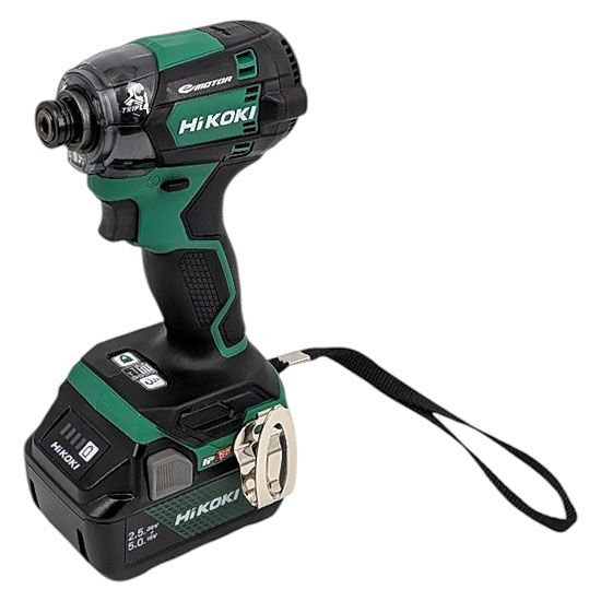 【新品】HiKOKI　充電式インパクトドライバー 18V　WH18DC (2XPZ)　アグレッシブグリーン
