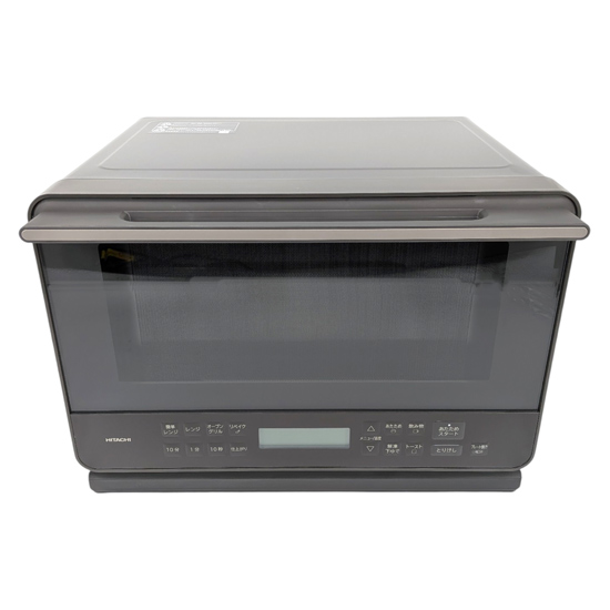 【新品】【新品(開封のみ)】 HITACHI　過熱水蒸気オーブンレンジ 27L ヘルシーシェフ　MRO-S7E(H)　チャコールグレー