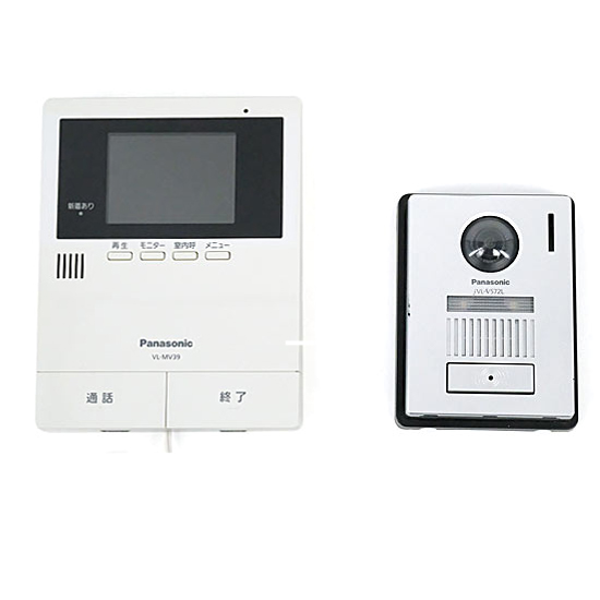 【新品】【新品(開封のみ・箱きず・やぶれ)】 Panasonic　カラーテレビドアホン VL-SV39KL