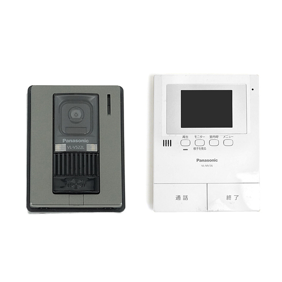 【新品】Panasonic　カラーテレビドアホン VL-SV36KL