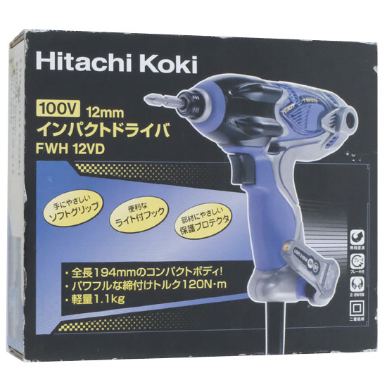 【新品】【新品(箱きず・やぶれ)】 　　日立　インパクトドライバー FWH12VD