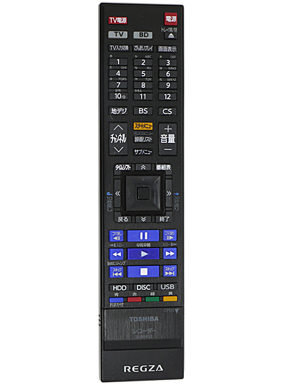 【中古】TOSHIBA　BD・DVDレコーダー用リモコン SE-R0433(79105947)