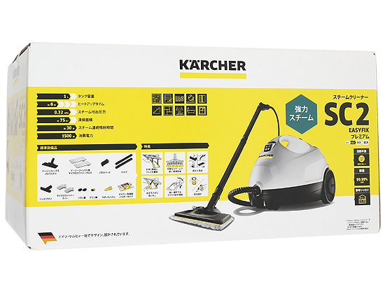 【中古】ケルヒャー　スチームクリーナー SC 2 EasyFix プレミアム　1.512-093.0　未使用