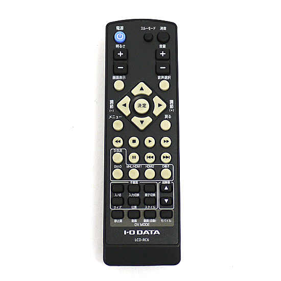 【中古】I-O DATA製　液晶モニターリモコン LCD-RC6