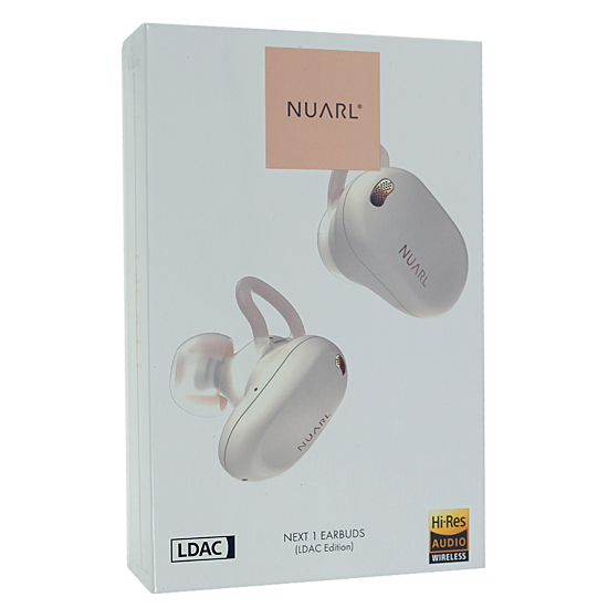 【中古】NUARL　完全ワイヤレスイヤホン NUARL　NEXT1L-WE　ホワイトイグレット　未使用