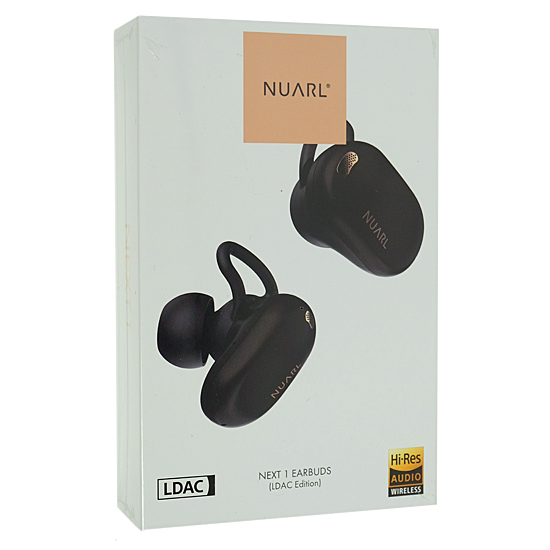 【中古】NUARL　完全ワイヤレスイヤホン NUARL　NEXT1L-BE　ブラックエボニー　未使用