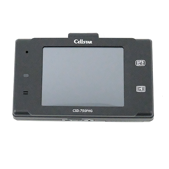 【中古】CELLSTAR　ドライブレコーダー　CSD-750FHG-r　1年保証　再生品 元箱あり