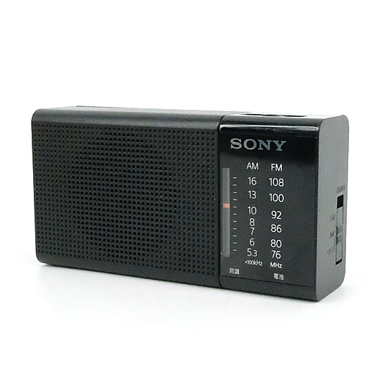 【中古】SONY　FM/AMハンディーポータブルラジオ　ICF-P36