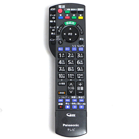 【中古】Panasonic　テレビ用リモコン　N2QAYB000732