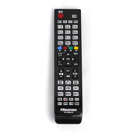 【中古】ハイセンス　液晶テレビ用リモコン　EN-32964HS