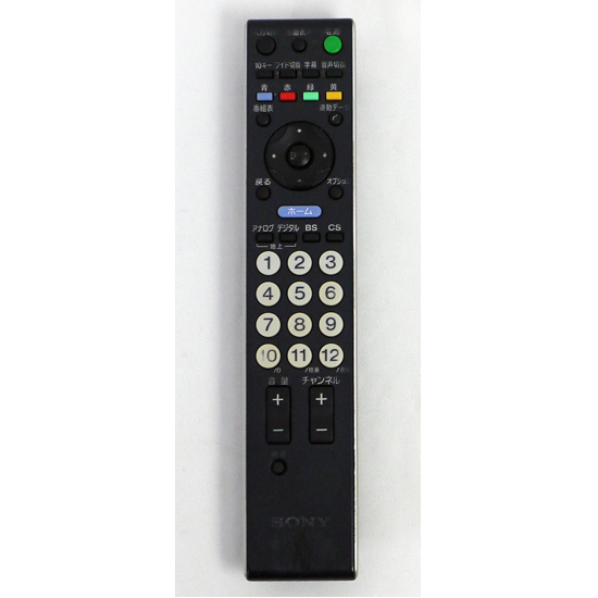 【中古】SONY　テレビ用リモコン RM-JD017　訳あり