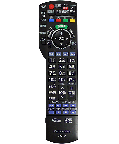 【中古】Panasonic　CATVリモコン N2QAYB000628