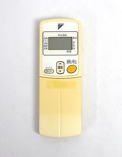 【中古】DAIKIN　エアコンリモコン ARC424A1