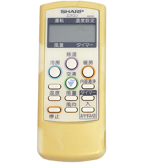 【中古】SHARP　エアコンリモコン A628JB