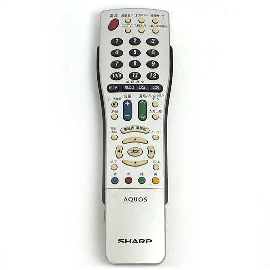 【中古】SHARP製　テレビリモコン　GA464WJSA