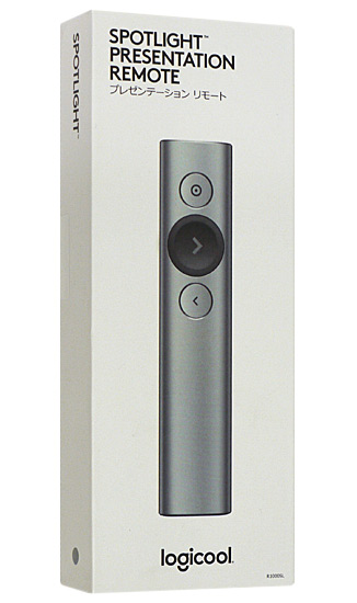 【中古】ロジクール　プレゼンリモート Spotlight Presentation Remote R1000SL　スレート　未使用