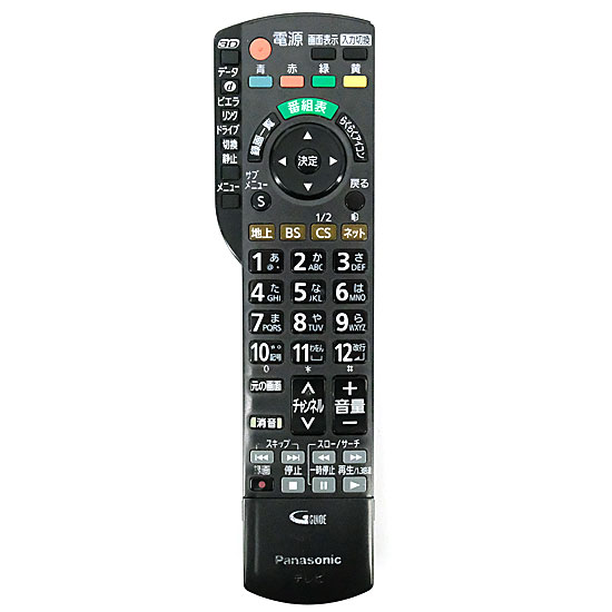 【中古】Panasonic 液晶テレビ用リモコン N2QAYB000589 訳あり