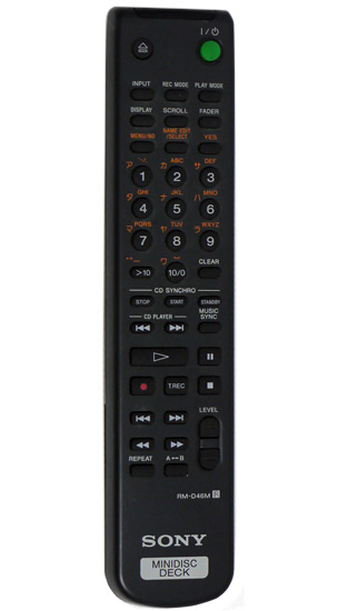 【中古】SONY　オーディオリモコン RM-D46M