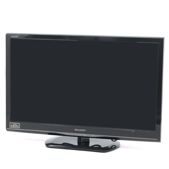 【中古】SHARP　24V型 LED液晶テレビ AQUOS LC-24K9-B　リモコンなし