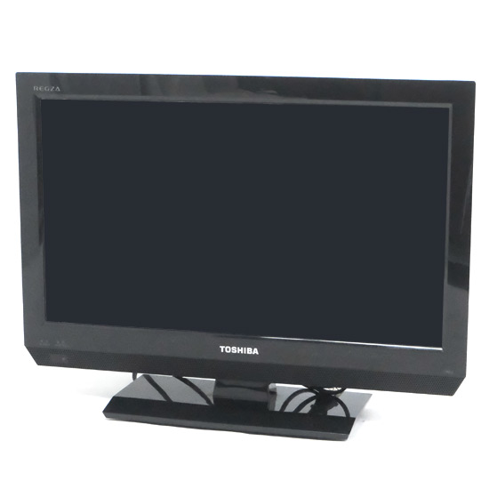 【中古】TOSHIBA　19V型 デジタルハイビジョン液晶テレビ LED REGZA　19A2(K)　ブラック　リモコンなし