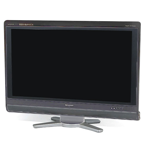 【中古】SHARP　32V型 液晶テレビ AQUOS LC-32DE5-B　ブラック　リモコンなし
