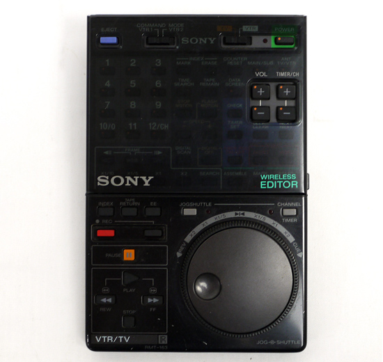 【中古】SONY　ベータビデオデッキ用リモコン RMT-163