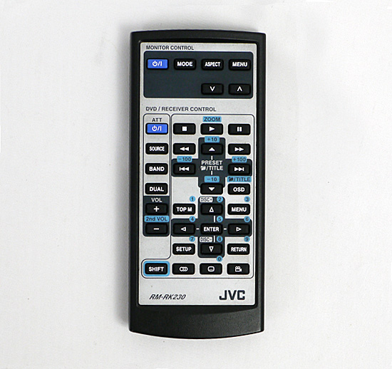 【中古】JVC　カーオーディオ用リモコン　RM-RK230