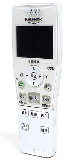 【中古】Panasonic どこでもドアホン 増設子機 VL-W607 本体のみ