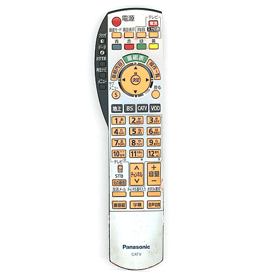 【中古】Panasonic　CATVリモコン　EUR7663Z20