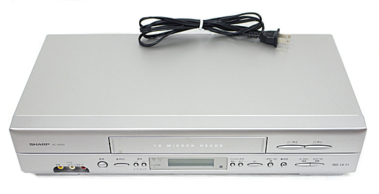 【中古】SHARP　ビデオデッキ　VC-H220　リモコン付き