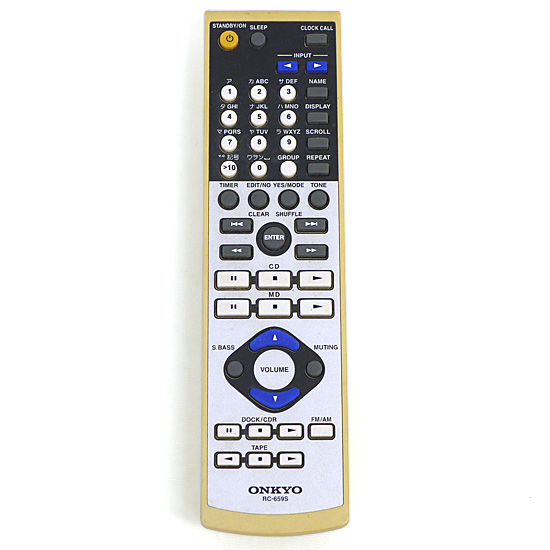 【中古】ONKYO　オーディオリモコン RC-659S