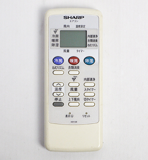 【中古】SHARP　エアコンリモコン A817JB