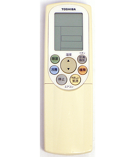 【中古】TOSHIBA エアコンリモコン WH-F2E