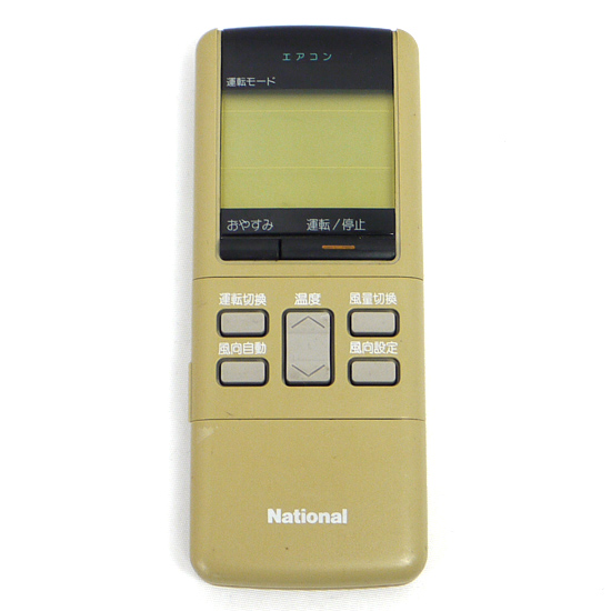 【中古】National　エアコンリモコン A75C289