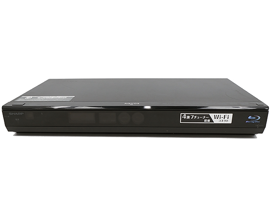 【中古】SHARP　AQUOS ブルーレイディスクレコーダー BD-W500　リモコンなし