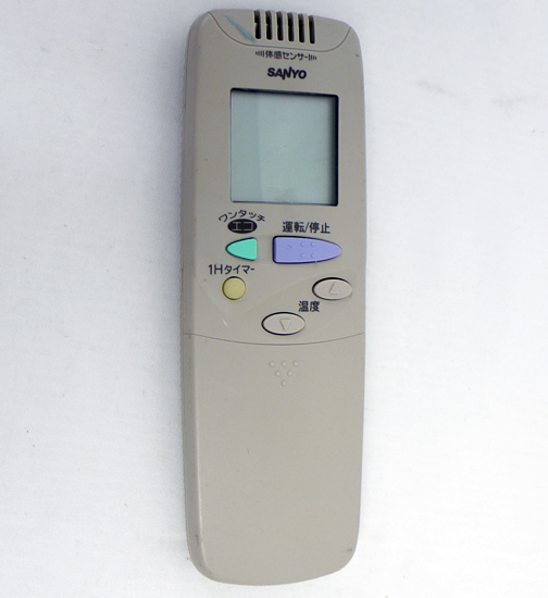 【中古】SANYO製　エアコンリモコン　RCS-EB2