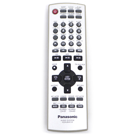 【中古】Panasonic　オーディオリモコン N2QAJB000129