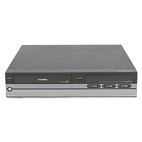 【中古】TOSHIBA製 VTR一体型HDD&DVDレコーダー RD-W300